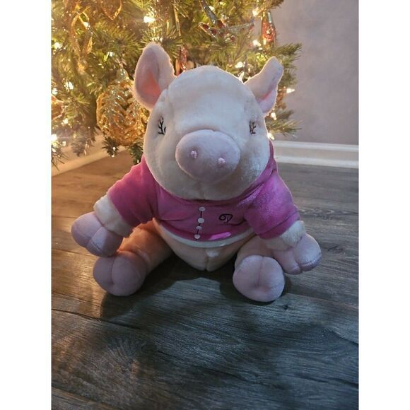Vtg PRISCILLA THE PIG PINK PIG At MACY'S 2012 Plush STUFFED ANIMAL 12” 012768 - Picture 2 of 6